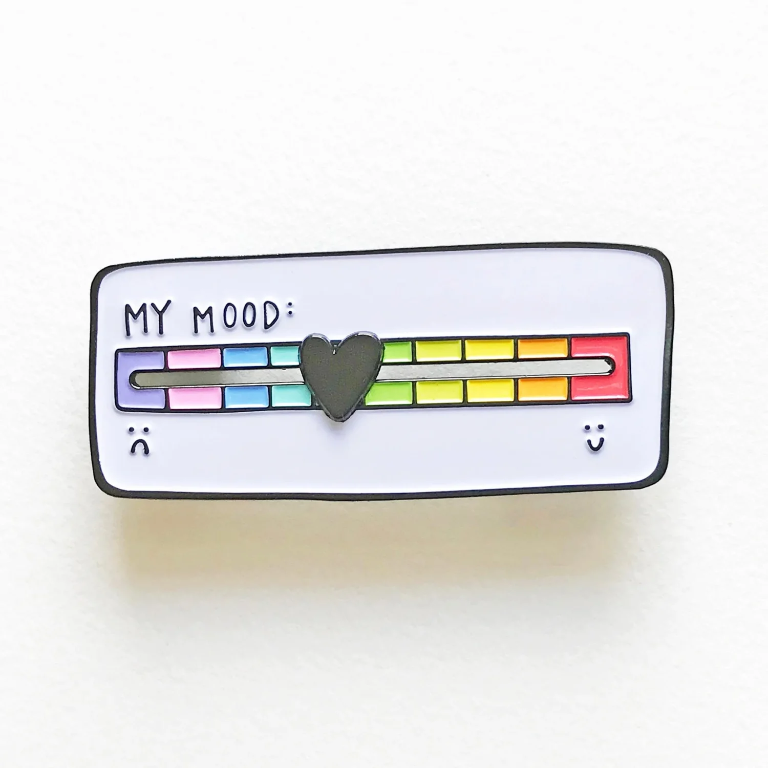 Enamel Pin – Mood Tracker Mental Health Moveable - Gambar 6