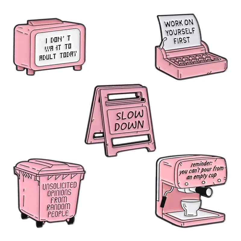 Enamel Pin - Self Care (5pcs)