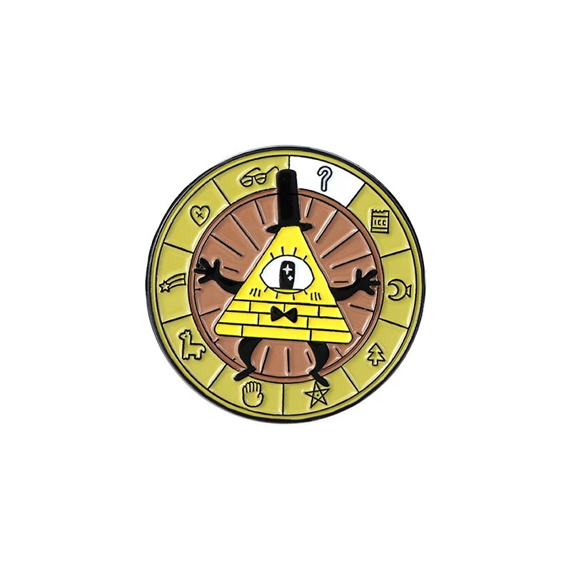 Enamel Pin – Bill Cipher Gravity Falls