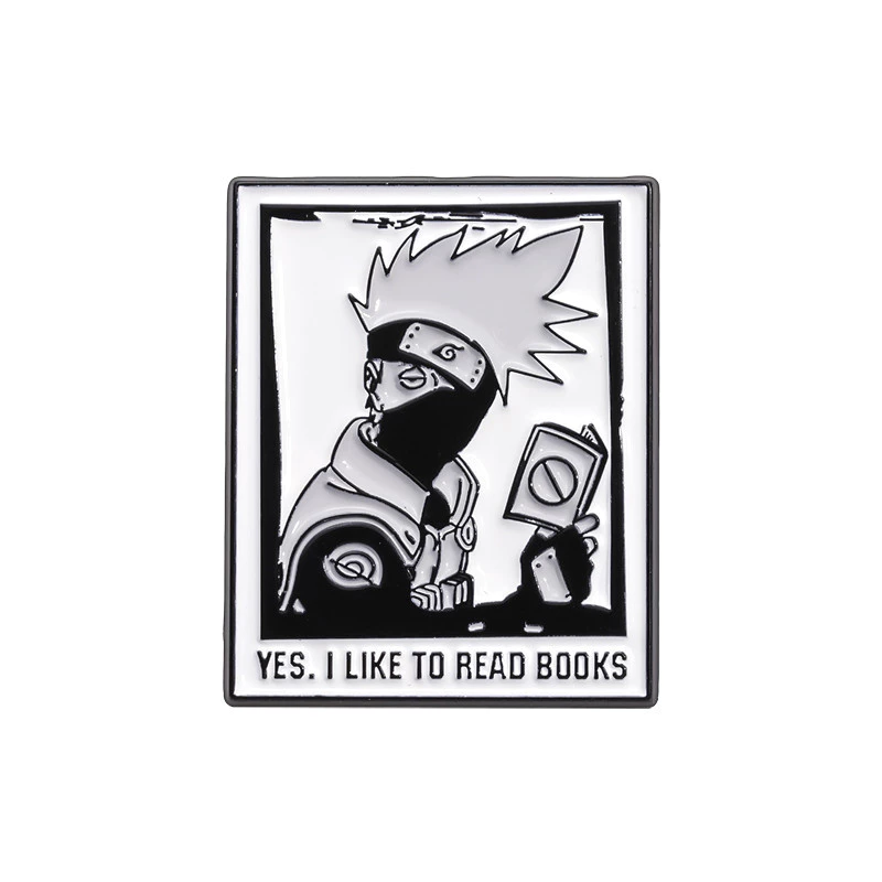 Enamel Pin – Kakashi Reads