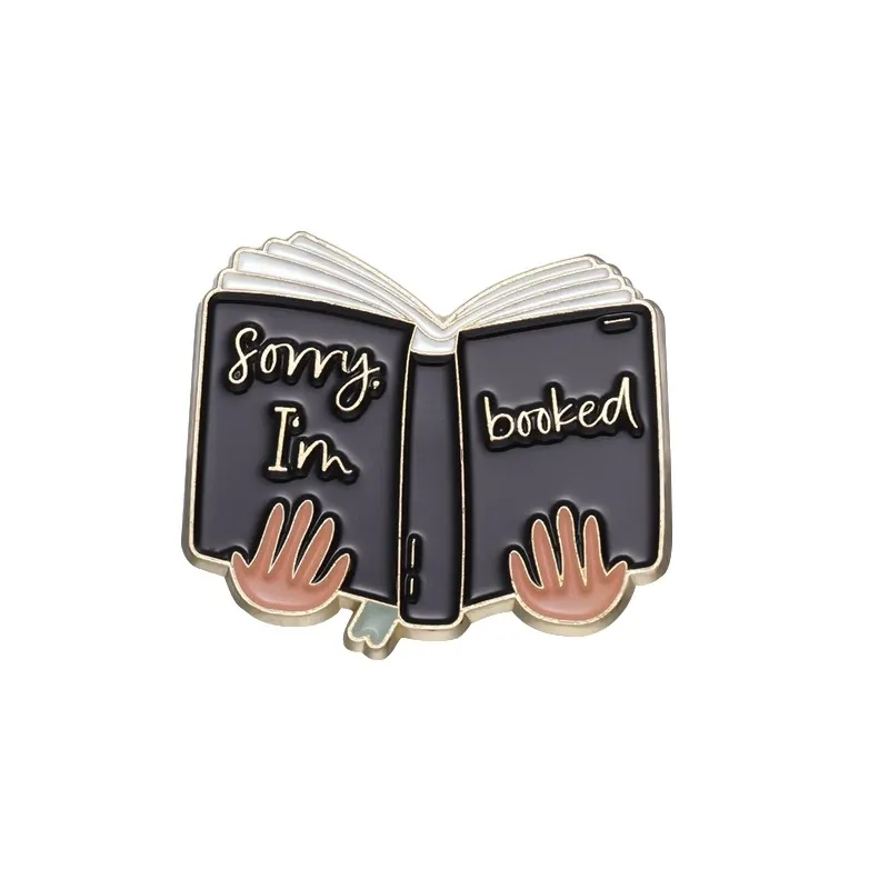 Enamel Pin - Sorry I’m Booked Reader Bookish