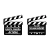 Set Enamel Pin - Clapperboard Film (2pcs)