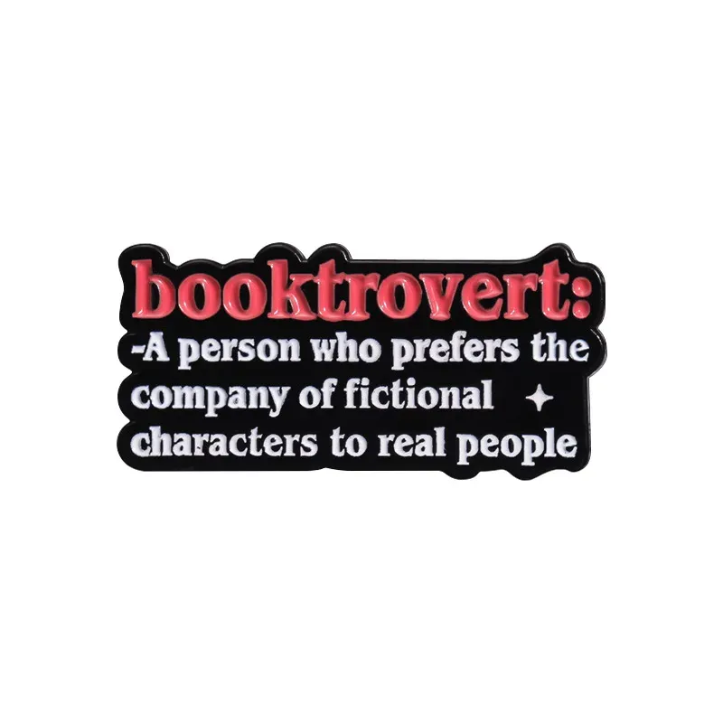 Enamel Pin – Booktrovert