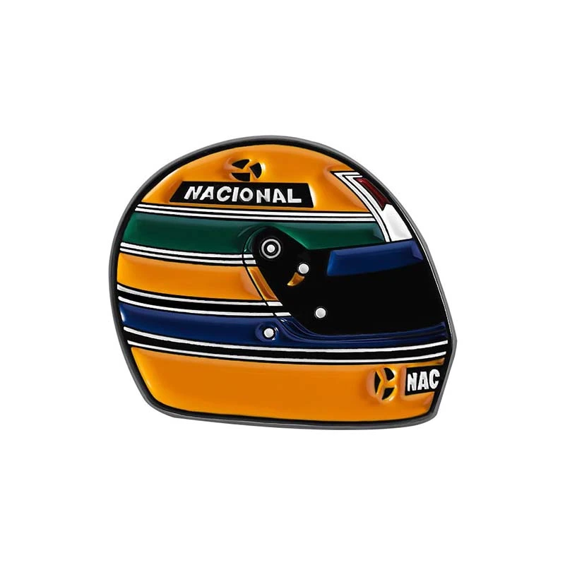 Enamel Pin - F1 Ayrton Senna Helmet