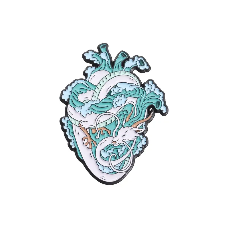 Enamel Pin - Dragon Heart Haku Ghibli