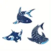 Set Enamel Pin - Marine Life Ocean (3pcs)