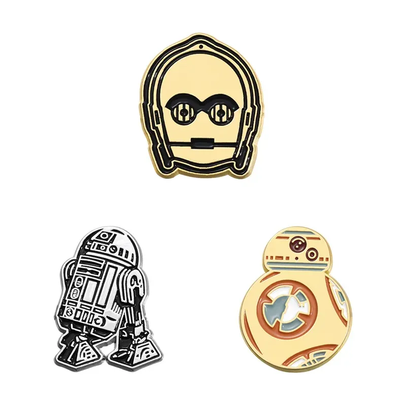 Set Enamel Pin – Star Wars Droids (3pcs)