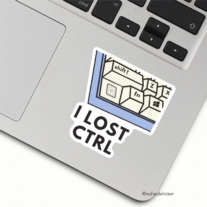 I Lost CTRL Sticker