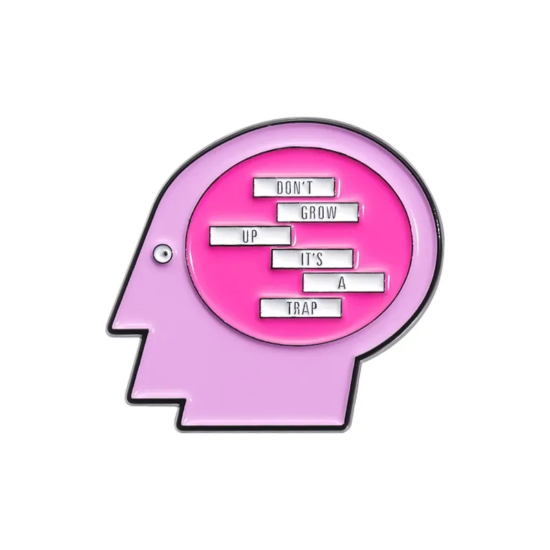 Enamel Pin - Don't Grow Up It's A Trap