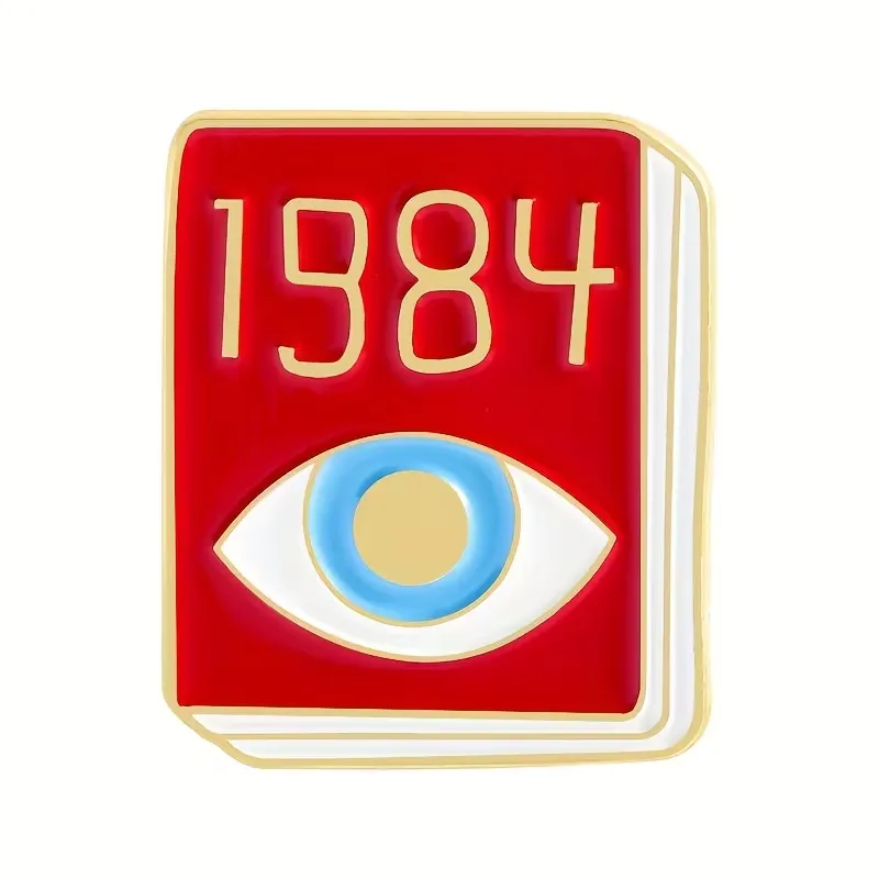 Enamel Pin – 1984 George Orwell Book