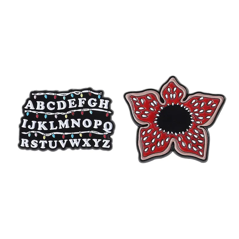 Set Enamel Pin – Stranger Things Demogorgon Alphabet (2pcs)